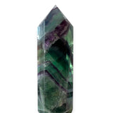 Polished Rainbow Fluorite Crystal Tower