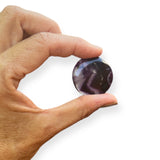 Fluorite Crystal Worry Stone