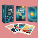 Taylor Swift 'The Eras' Tarot set with tarot cards and guidebook on a white background