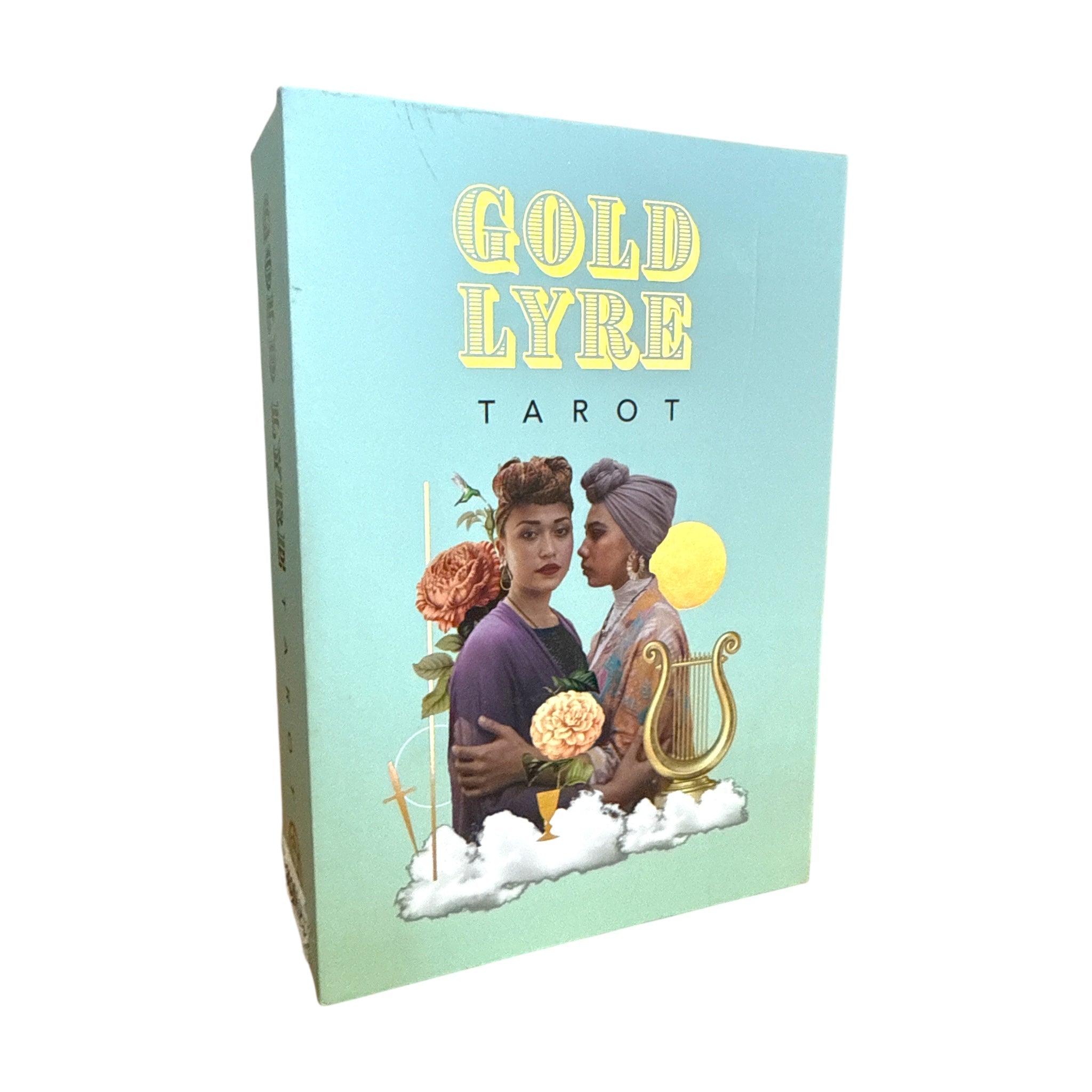 Gold Lyre Tarot Deck and Guidebook - Confía Collective