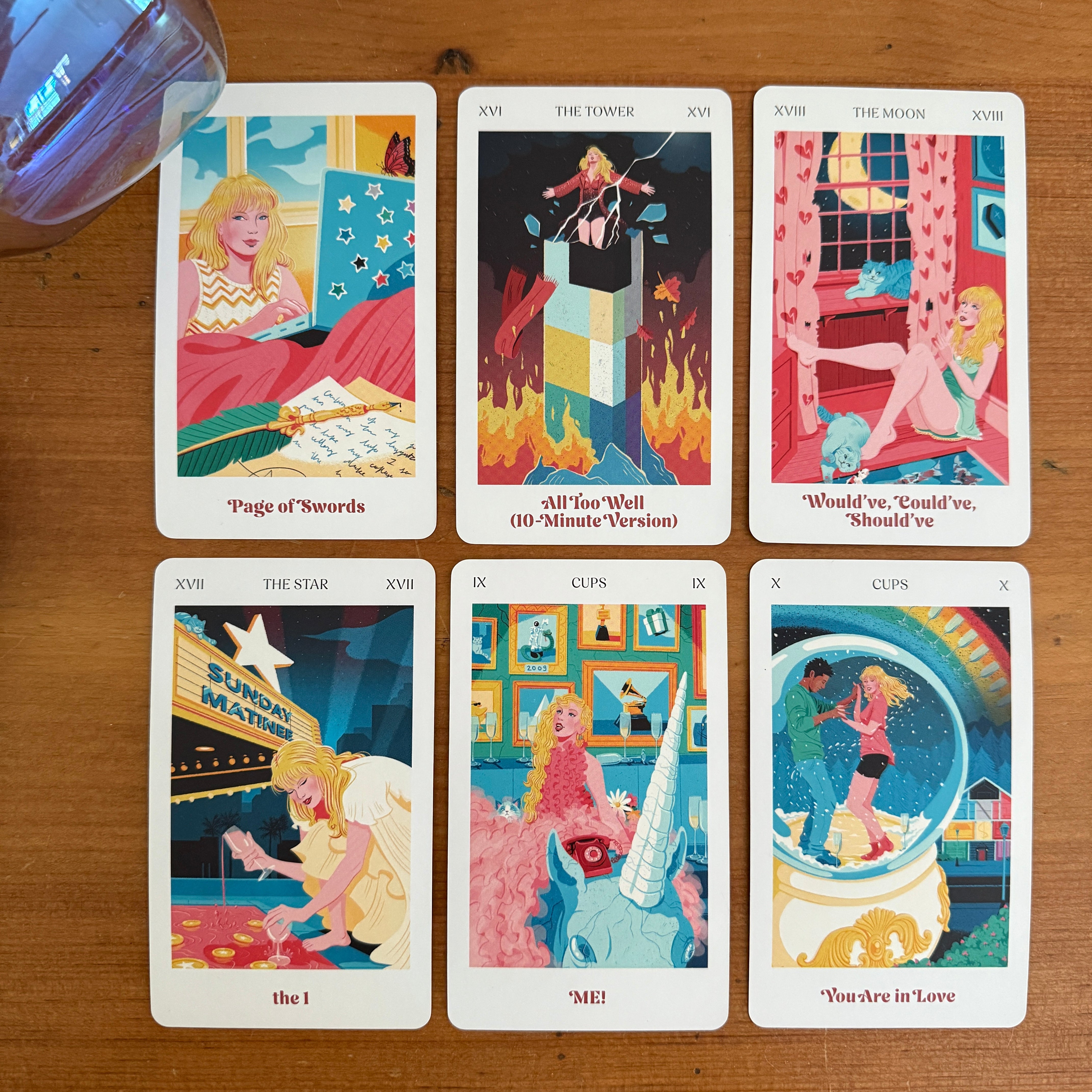 The Eras (Taylor Swift) Tarot Deck and Guidebook - Confía Collective
