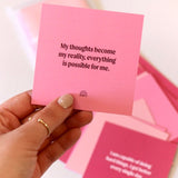 Shower Affirmation Cards