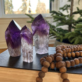 Amethyst Crystal Polished Tower