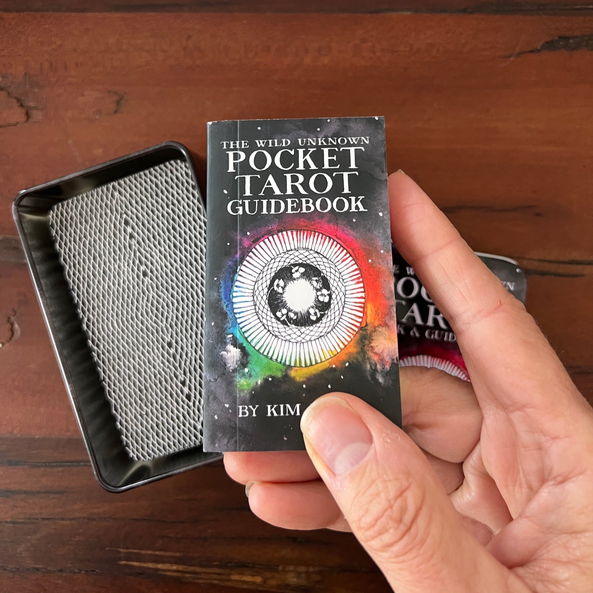 Each of the miniature 78 cards in The Wild Unknown Pocket Tarot Deck & Guidebook is a work of art that explores the mysteries of the natural world and the animal kingdom.