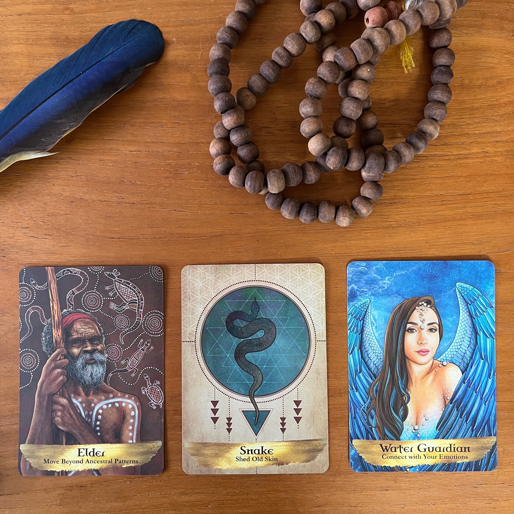 A powerful 55 card deck combining the Angels’ divine guidance with the Ancestors’ wisdom by Kyle Gray