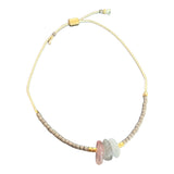New Beginnings Gemstone Adjustable Bracelet