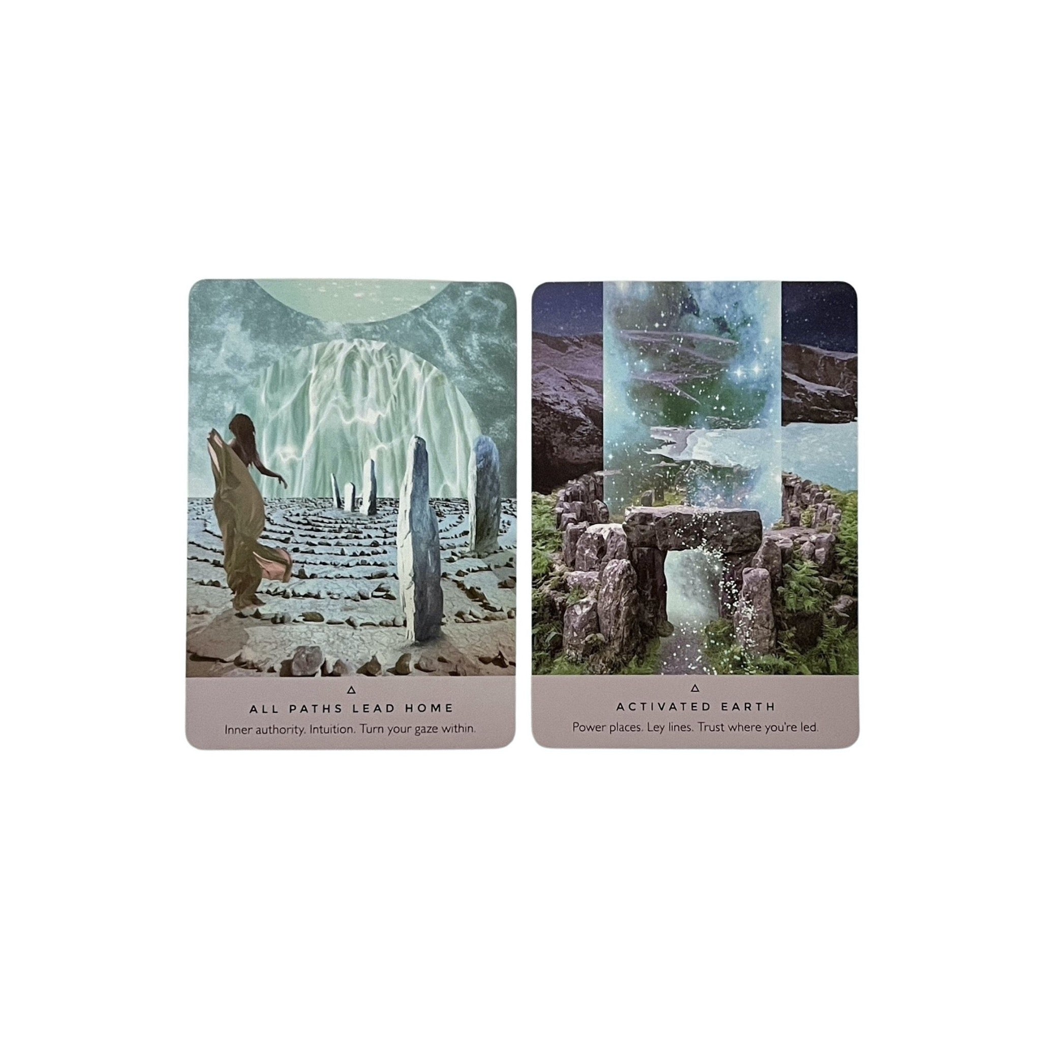 The Starseed Oracle 53-card deck and guidebook by Rebecca Campbell with artwork by Danielle Noel.