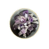 Fascinating raw to point amethyst show the natural formation of this calming crystal. "inner serenity" Amethyst inspires a peaceful state of being with soothing energy that relaxes and calms your body and mind. It can increase focus by balancing intuition with logic. It connects you to your consciousness and deepest inner wisdom. Develops a greater trust in your psychic abilities heightening your connection to the divine. Amethyst is a stone of positive transformation releasing negative emotions.