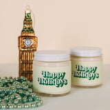Happy Holidays Mini Candle