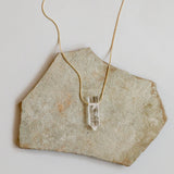 Clear Quartz Point Necklace