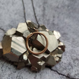 Bronze Ouroboros Snake Necklace
