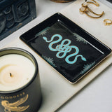 Double Serpents Ceramic Tray