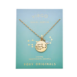 Virgo Constellation Gold Necklace