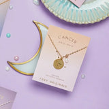 Cancer Constellation Gold Necklace