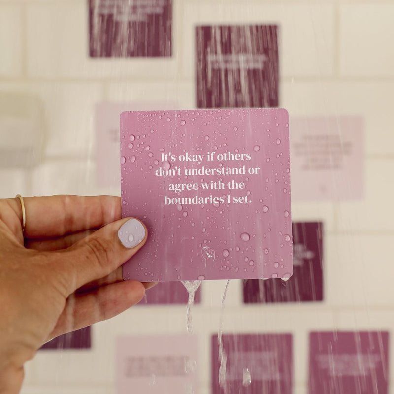 Shower Affirmation Cards