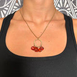 Amber Earthbound Pendant Necklace