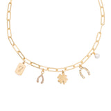 Gold Lucky Charm Necklace