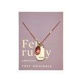Gold Birthstone Necklace