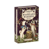 Tarot of the Woodland Wardens packaging with illustrated animals and deck name on a white background