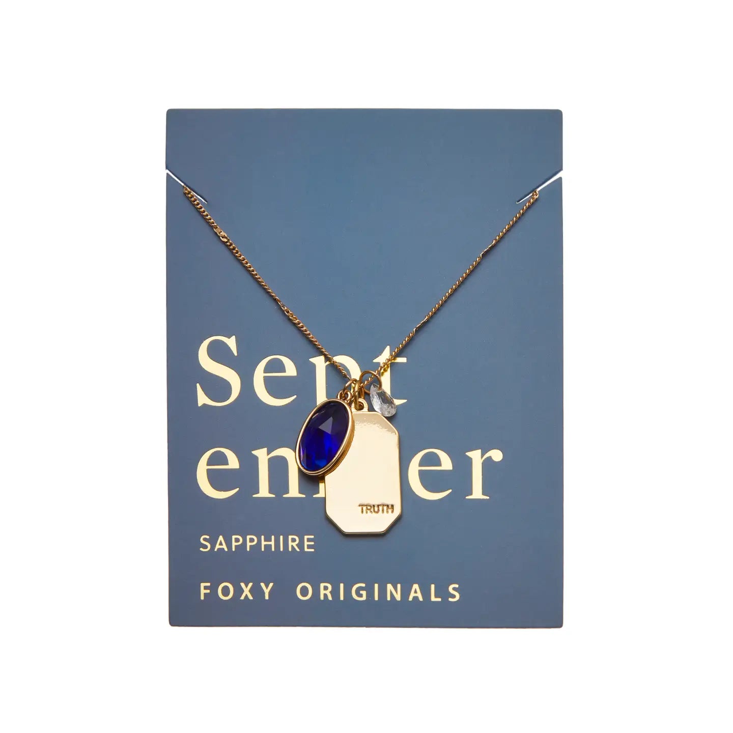 Gold Birthstone Necklace