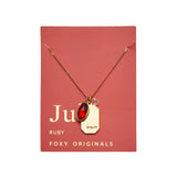 Gold Birthstone Necklace