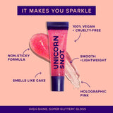 Glitter Boss Lip Gloss in Flamingo