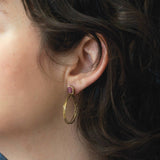 Ruby Guardian Hoops Earrings