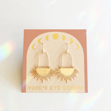 Surya Sunburst Earrings