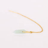 Amazonite Crystal Threader Earrings