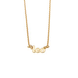 Leo Zodiac Name Necklace