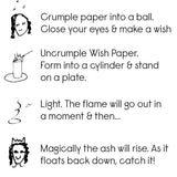 Gold and Silver Wish Paper
