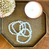 Opalite Crystal 8mm Bead Bracelet