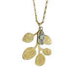 Emerald Eucalyptus Pendant Necklace