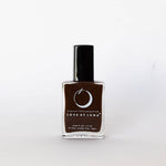 Nail polish bottle with 'Lovely Luna' label on a white background