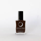 Nail polish bottle with 'Lovely Luna' label on a white background