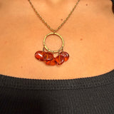 Amber Earthbound Pendant Necklace