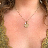 Libra Constellation Gold Necklace