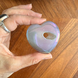 Angel Aura Agate Heart Shaped Crystal
