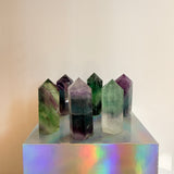 Mini Polished Fluorite Crystal Tower