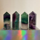 Mini Polished Fluorite Crystal Tower