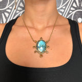 Labradorite Ditch Plains Pendant Necklace