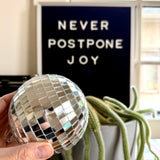 4" Mirrored Disco Ball