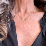 Leo Zodiac Name Necklace