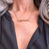Capricorn Zodiac Name Necklace