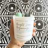 Bright New Beginnings Confía Crystal Candle