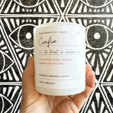 Confía Trust and Manifest Crystal Candle