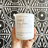 Protect My Peace Confía Crystal Candle
