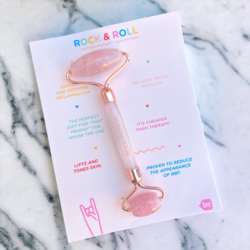 "Roll With It" Rose Quartz Face Roller