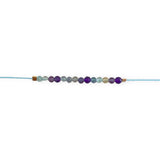 Fluorite Dainty Gemstone Adjustable Bracelet