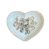 "I Fucking Love You" Heart Dish